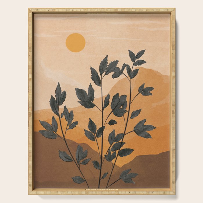 Plant Under a Dune Serving Tray Gallery Image 1