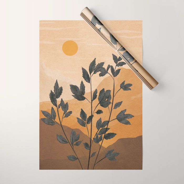 Plant Under a Dune Wrapping Paper Gallery Image 1
