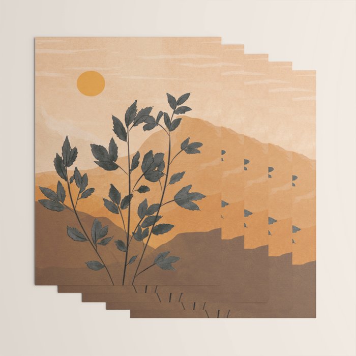 Plant Under a Dune Wrapping Paper Gallery Image 3