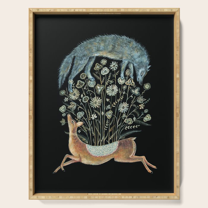 Delicate Deer Serving Tray Gallery Image 1