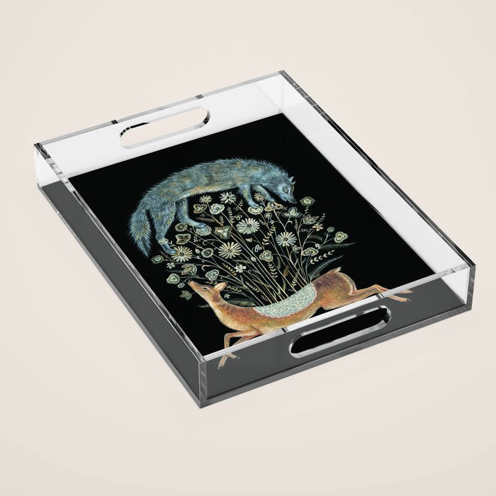 Delicate Deer Acrylic Tray Gallery Image 1