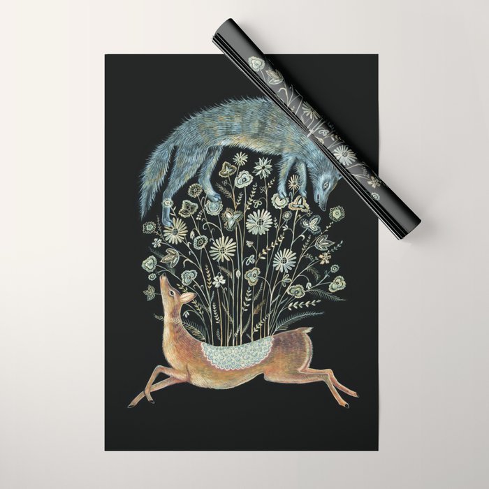 Delicate Deer Wrapping Paper Gallery Image 1