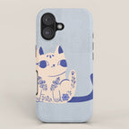Delft Pottery Cat Butt iPhone Case Gallery Image 1