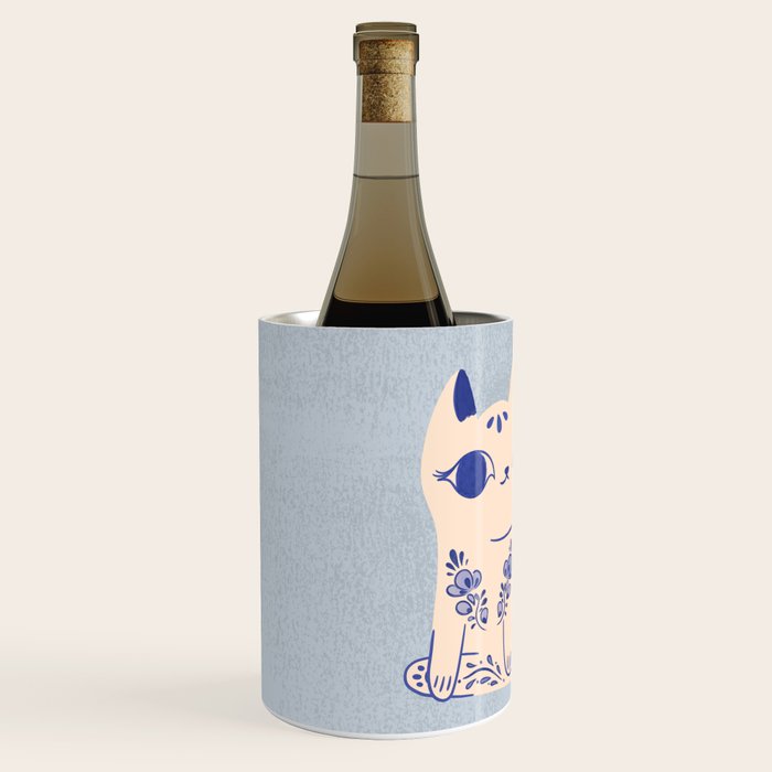 Delft Pottery Cat Butt Wine Chiller Gallery Image 2