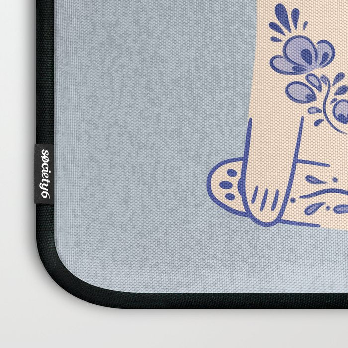 Delft Pottery Cat Butt Laptop Sleeve Gallery Image 3
