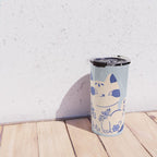 Delft Pottery Cat Butt Travel Mug Gallery Image 4