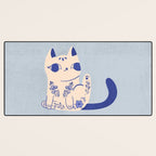 Delft Pottery Cat Butt Desk Mat Gallery Image 3