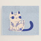 Delft Pottery Cat Butt Jigsaw Puzzle Gallery Image 1