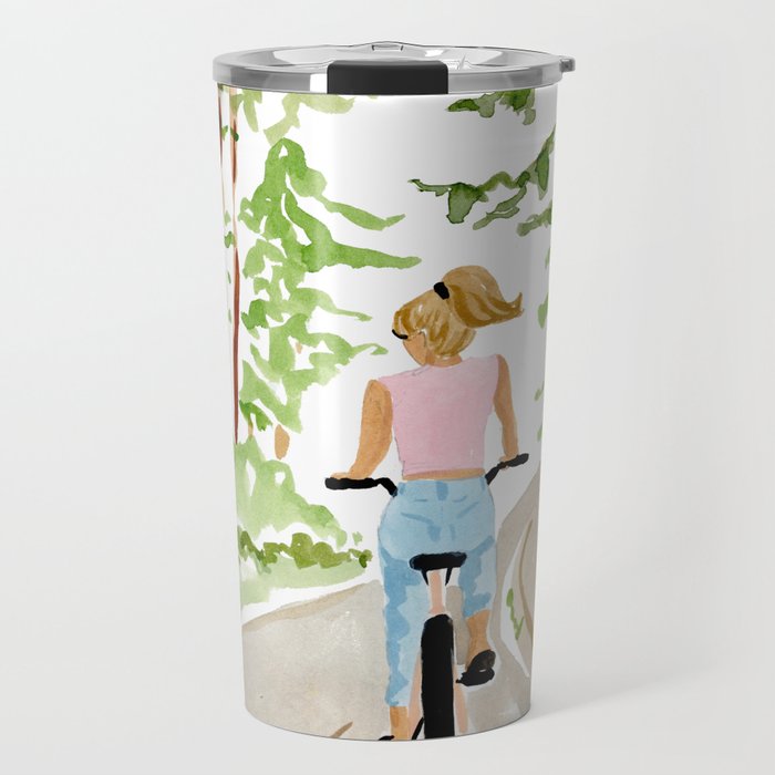 Biking in BC Travel Mug Gallery Image 1