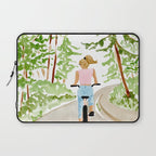Biking in BC Laptop Sleeve Gallery Image 1