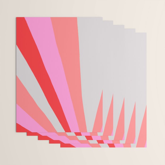 sunshine state, coral Wrapping Paper Gallery Image 3