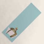 Sea Turtle in Bathtub Yoga Mat Gallery Image 1