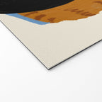 Black cat & orange tabby cat with Monstera plant Welcome Mat Gallery Image 2