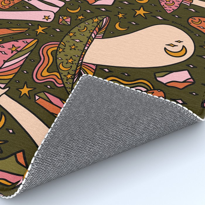 Magic Mushroom Print Rug Gallery Image 4