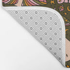 Magic Mushroom Print Bath Mat Gallery Image 2