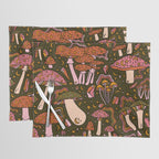 Magic Mushroom Print Placemat Gallery Image 1