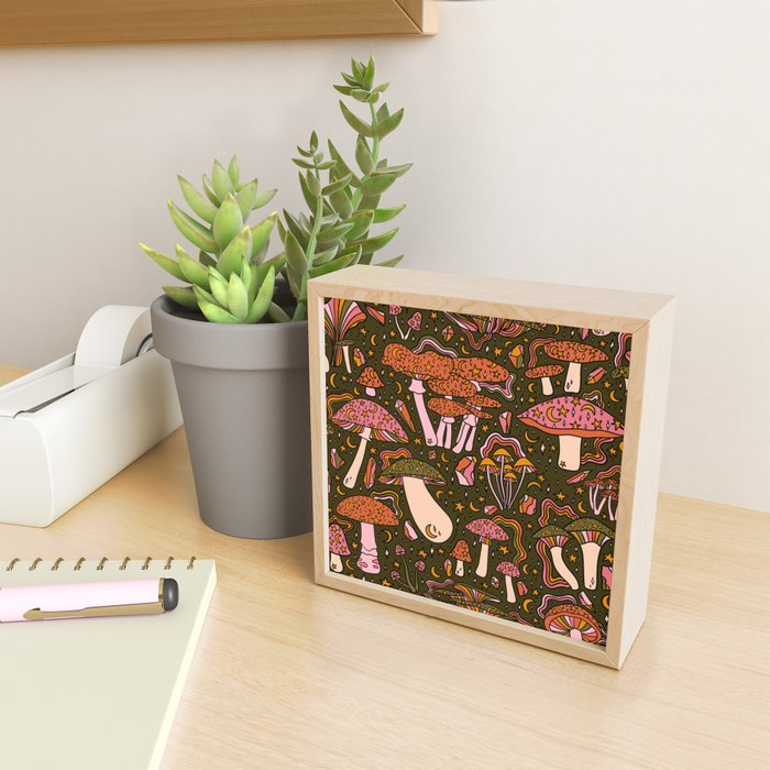Magic Mushroom Print Mini Art Print Gallery Image 2
