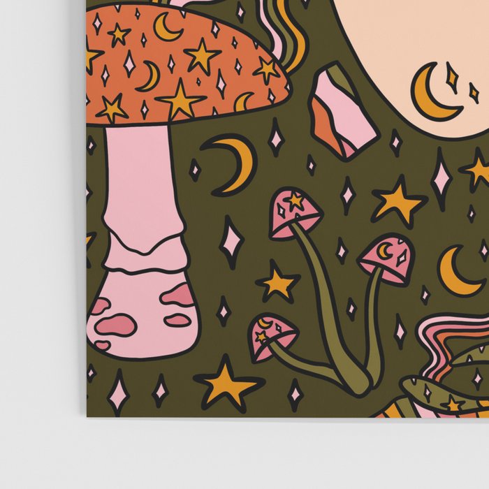 Magic Mushroom Print Poster Gallery Image 3