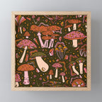 Magic Mushroom Print Mini Art Print Gallery Image 1