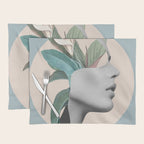 Floral Portrait /collage Placemat Gallery Image 1