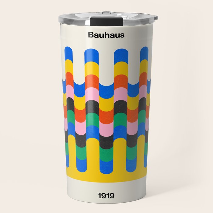 Alignment: Bauhaus 1919 Exhibition 04 Travel Mug Gallery Image 1