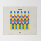 Alignment: Bauhaus 1919 Exhibition 04 Throw Blanket Gallery Image 2