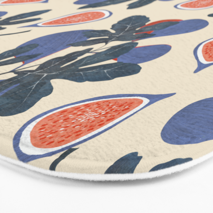 Fig branch still life Bath Mat Gallery Image 3