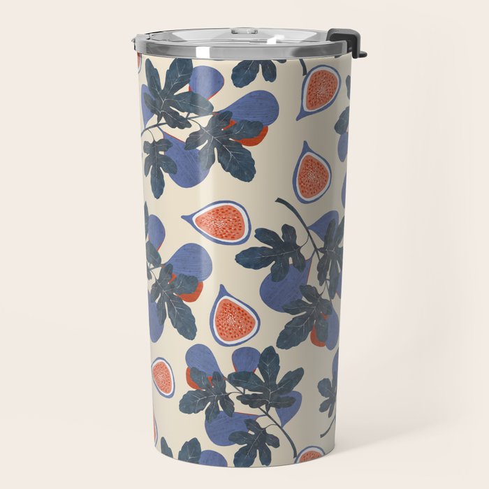Fig branch still life Travel Mug Gallery Image 2