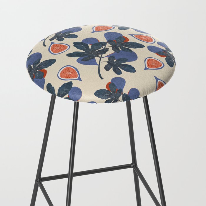 Fig branch still life Stool Gallery Image 2