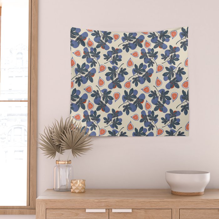 Fig branch still life Wall Tapestry Gallery Image 2