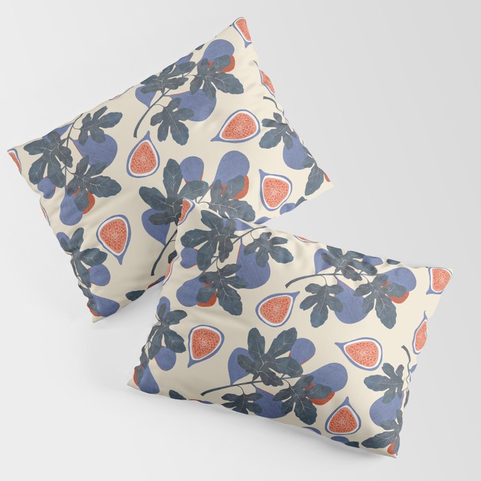 Fig branch still life Pillow Sham Gallery Image 1