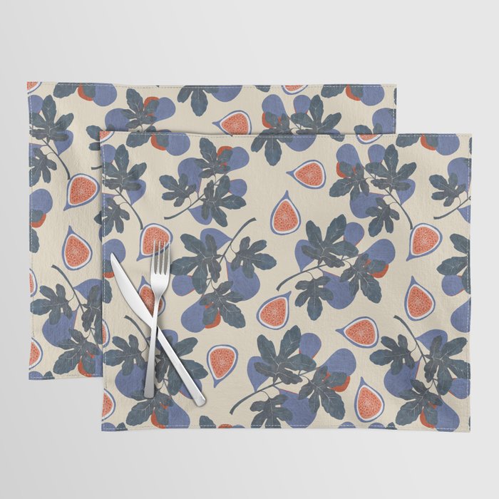 Fig branch still life Placemat Gallery Image 1