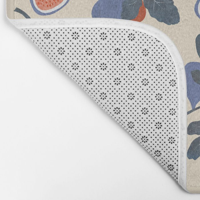 Fig branch still life Bath Mat Gallery Image 2
