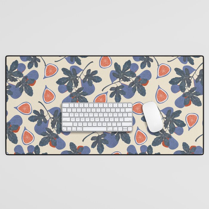 Fig branch still life Desk Mat Gallery Image 1