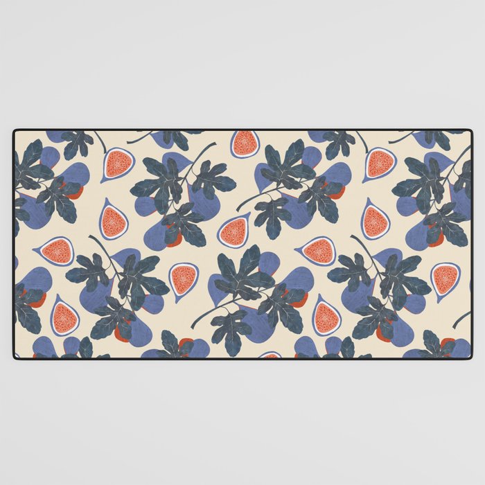 Fig branch still life Desk Mat Gallery Image 3