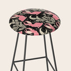 Jackalope - black and pink Stool Gallery Image 2
