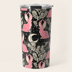 Jackalope - black and pink Travel Mug Gallery Image 1