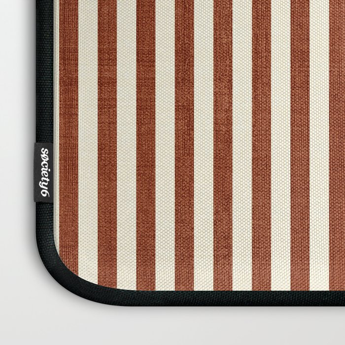 Pinstripe in Rust Laptop Sleeve Gallery Image 3