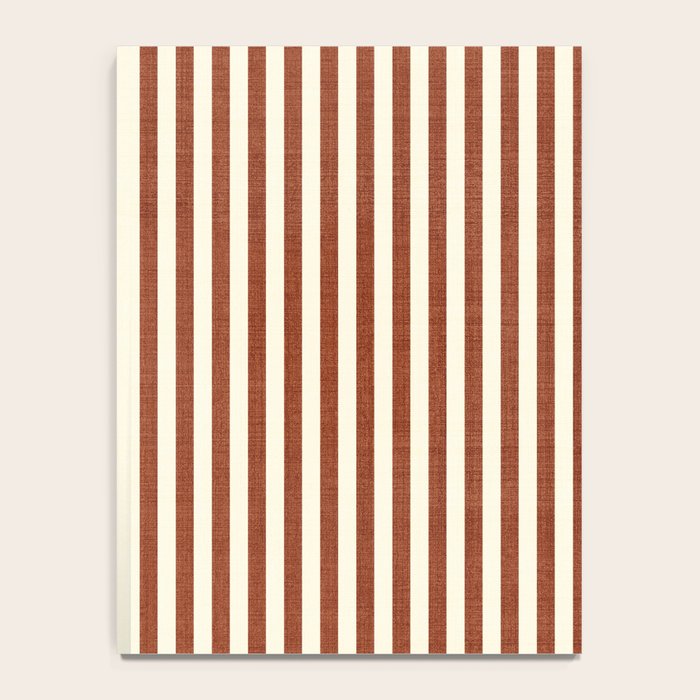 Pinstripe in Rust Notebook Gallery Image 4