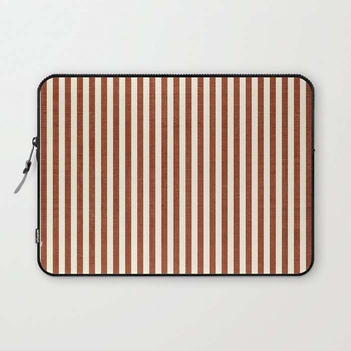 Pinstripe in Rust Laptop Sleeve Gallery Image 1