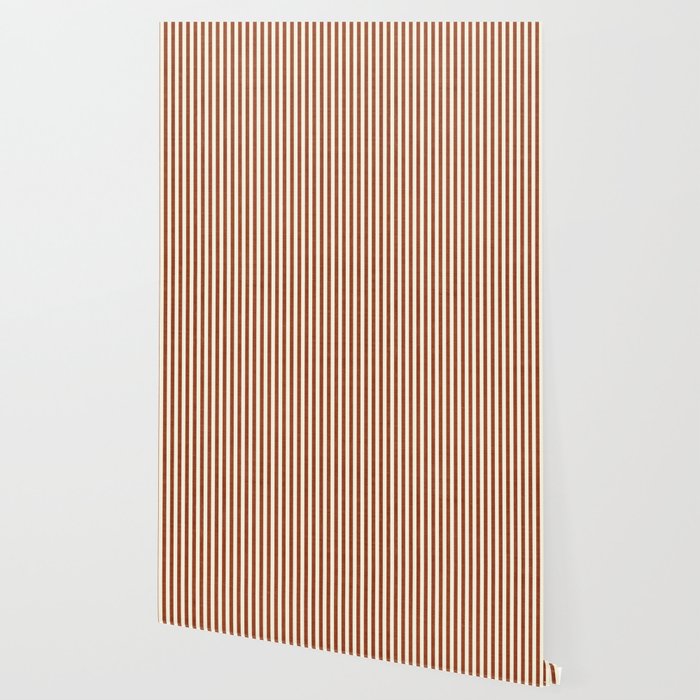 Pinstripe in Rust Wallpaper Gallery Image 2