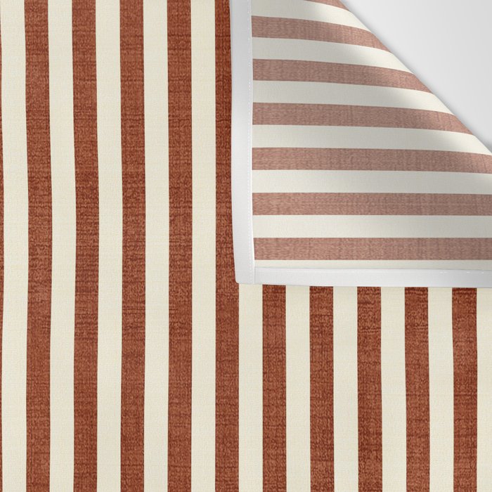 Pinstripe in Rust Wall Tapestry Gallery Image 3