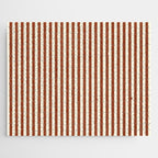 Pinstripe in Rust Jigsaw Puzzle Gallery Image 1