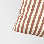 Pinstripe in Rust Pillow Sham Gallery Image 4