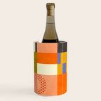 mid century mod shapes checkers Wine Chiller Gallery Image 3