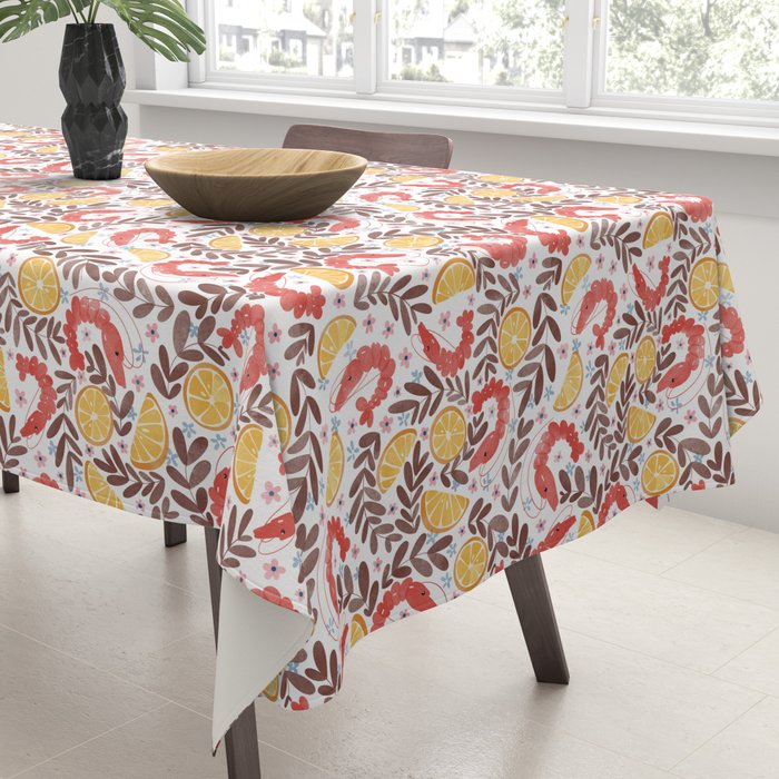 Citrus Shrimp Delight Tablecloth Gallery Image 3