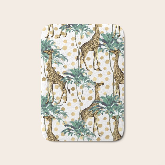 Giraffe Safari Bath Mat Gallery Image 1