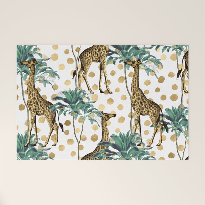 Giraffe Safari Welcome Mat Gallery Image 1