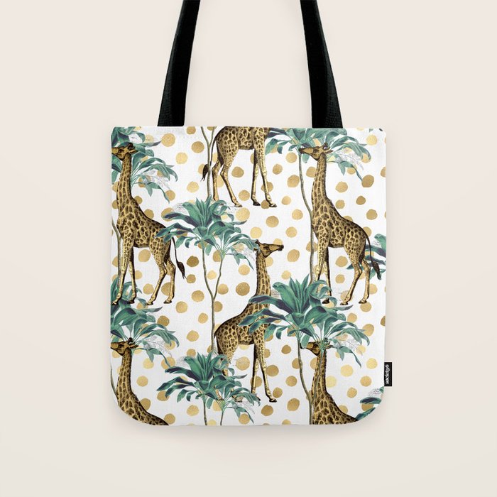 Giraffe Safari Tote Bag Gallery Image 1