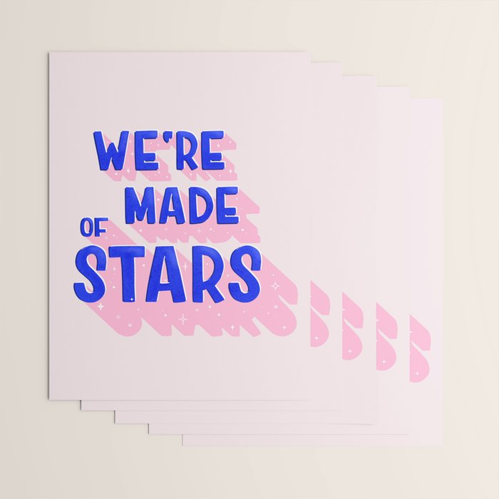 WE ARE MADE OF STARS Wrapping Paper Gallery Image 3
